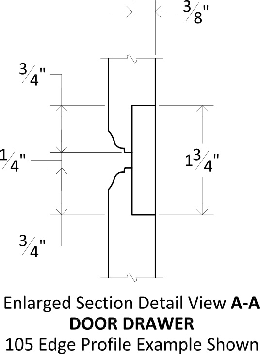 Specsheet App Panel Refrigeration Undercounter Door Detail Aa