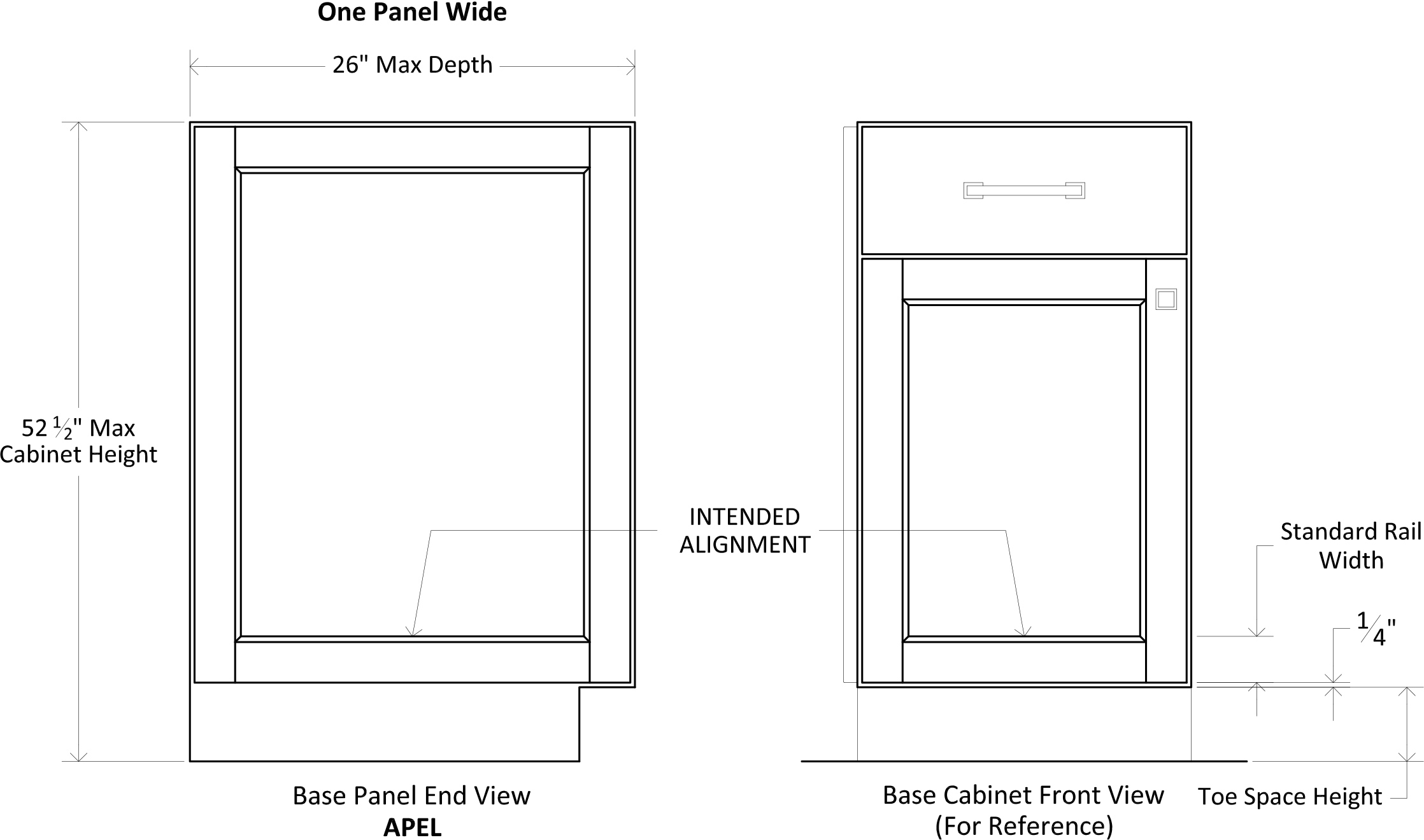 Specsheet Applied Panel End Framed Base 1