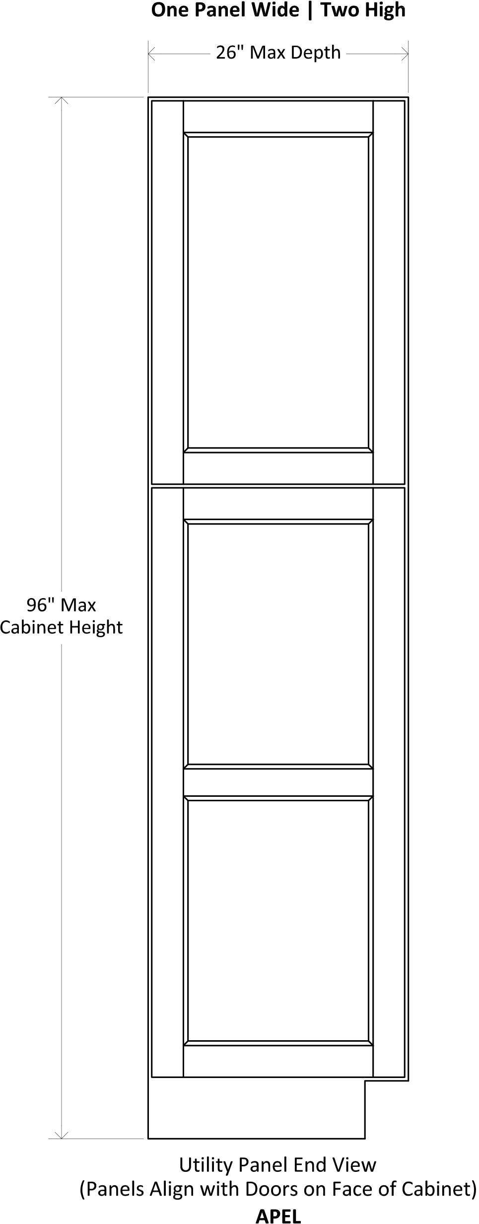 Specsheet Applied Panel End Framed Utility 1