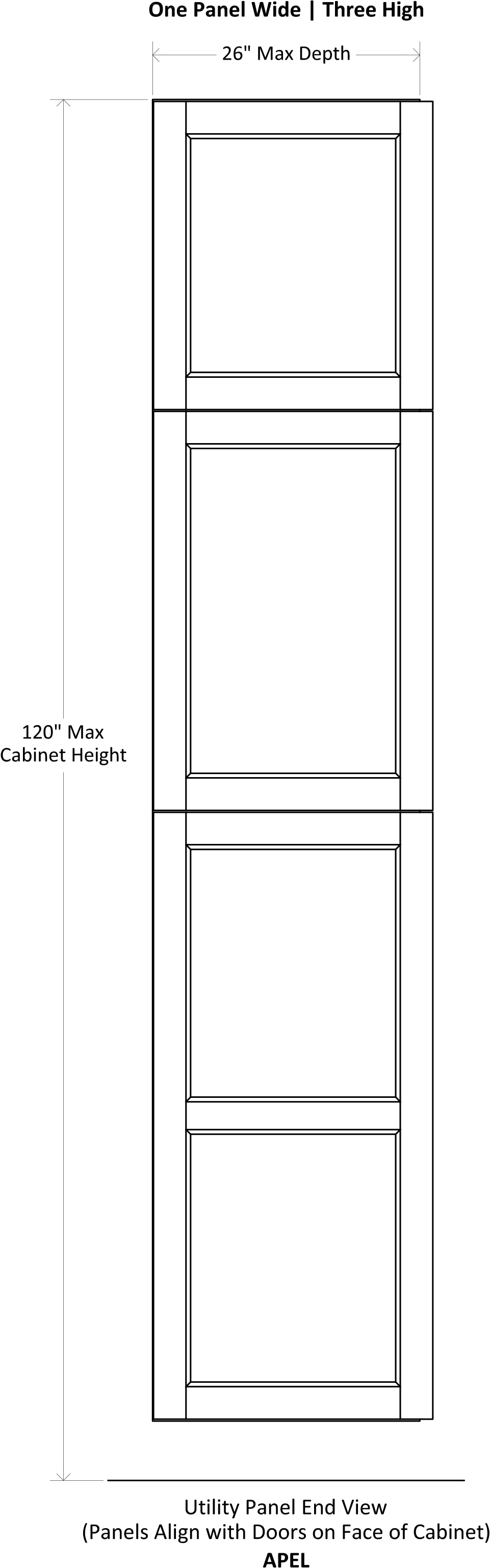 Specsheet Applied Panel End Frameless Utility 2