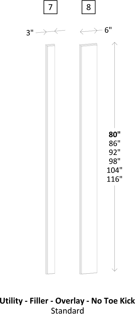 Specsheet Filler Utility Overlay No Toe Kick