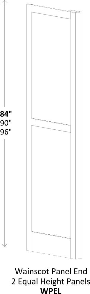 Specsheet Utility End Panel J Shape 2